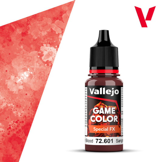 Pot de peinture Peinture Vallejo Game Color Special FX 72.601 Fresh Blood - Sang Frais 18 ml