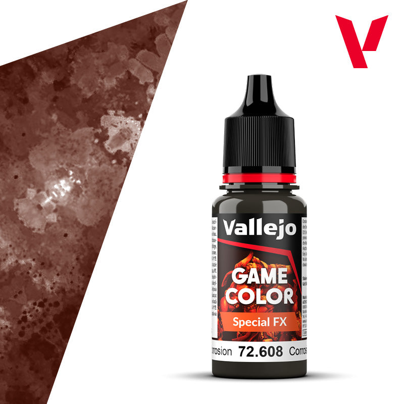Pot de peinture Peinture Vallejo Game Color Special FX 72.608 Corrosion 18 ml