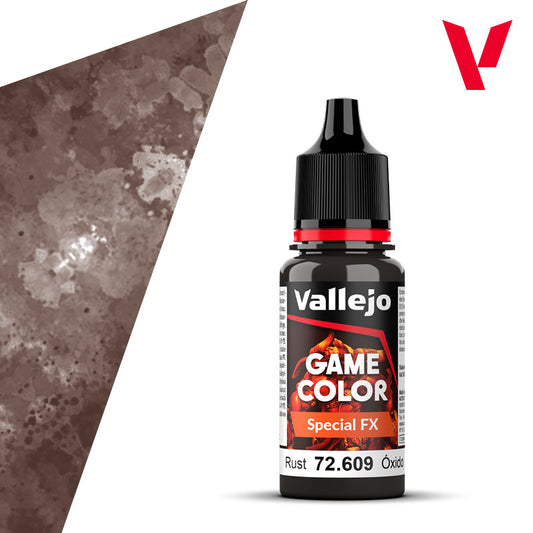 Pot de peinture Peinture Vallejo Game Color Special FX 72.609 Rust - Rouille 18 ml