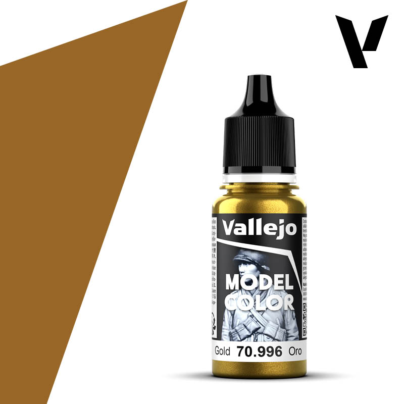 Pot de peinture Vallejo 70.996 Gold - Or 18 ml