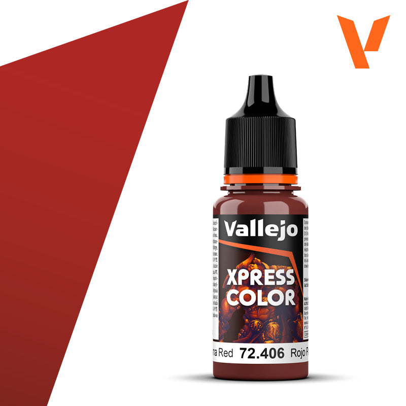 Pot de peinture Peinture Vallejo Xpress Color 72.406 Plasma Red - Rouge Plasma 18 ml