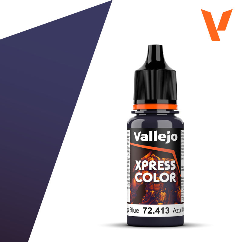 Pot de peinture Peinture Vallejo Xpress Color 72.413 Omega Blue - Bleu Omega 18 ml