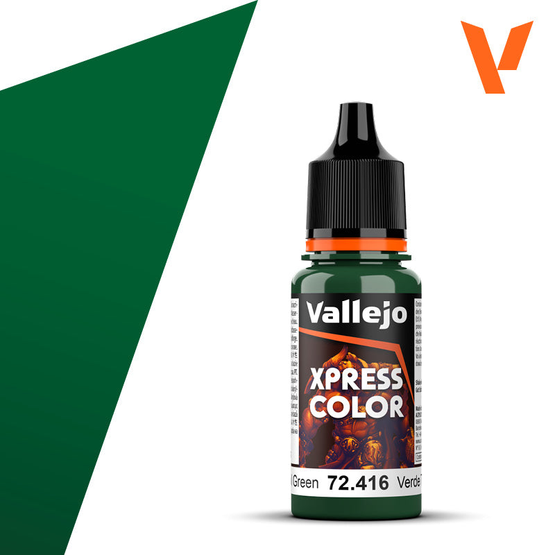 Pot de peinture Peinture Vallejo Xpress Color 72.416 Troll Green - Vert Troll 18 ml