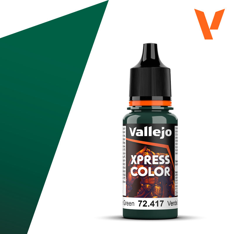 Pot de peinture Peinture Vallejo Xpress Color 72.417 Snake Green - Vert Serpent 18 ml