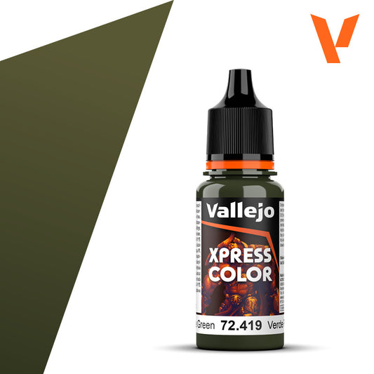 Pot de peinture Peinture Vallejo Xpress Color 72.419 Plague Green - Vert Peste 18 ml