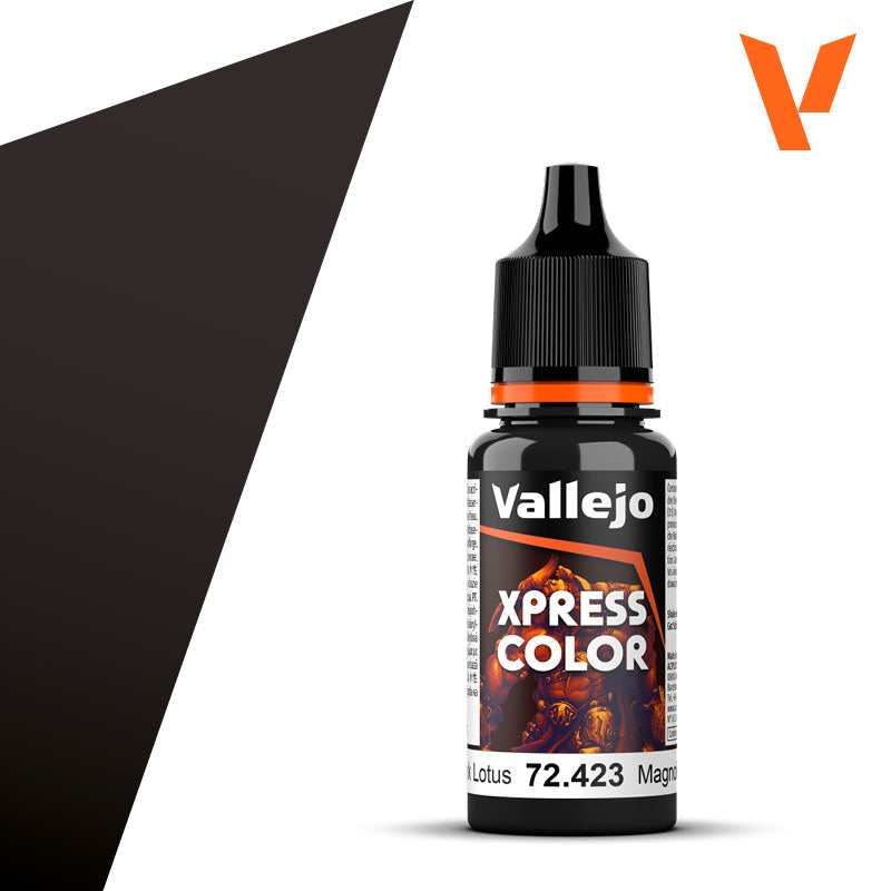 Pot de peinture Peinture Vallejo Xpress Color 72.423 Black Lotus - Lotus Noir 18 ml