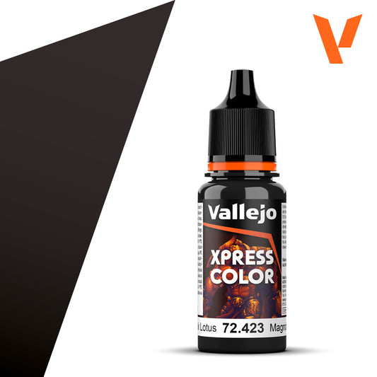 Pot de peinture Peinture Vallejo Xpress Color 72.423 Black Lotus - Lotus Noir 18 ml