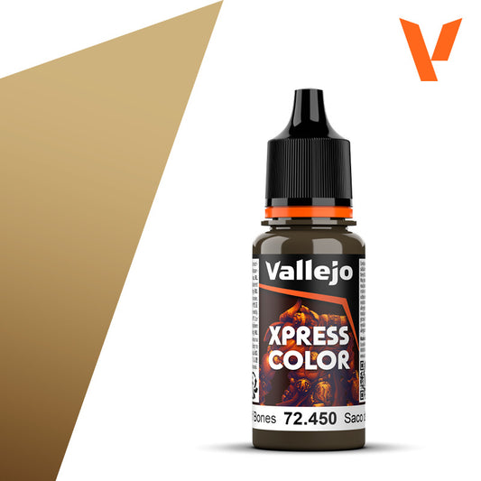 Pot de peinture Peinture Vallejo Xpress Color 72.450 Bag of Bones - Sac d'os 18 ml