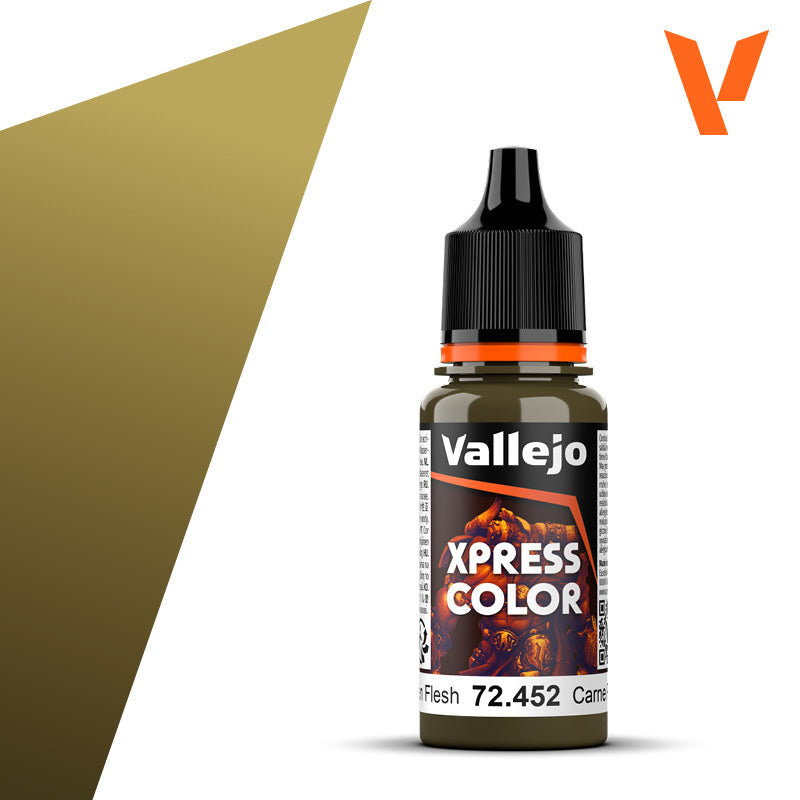 Pot de peinture Peinture Vallejo Xpress Color 72.452 Rotten Flesh - Chair Putréfiée 18 ml