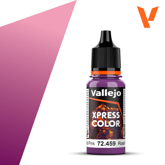 Pot de peinture Peinture Vallejo Xpress Color 72.459 Fluid Pink - Rose Fluide 18 ml