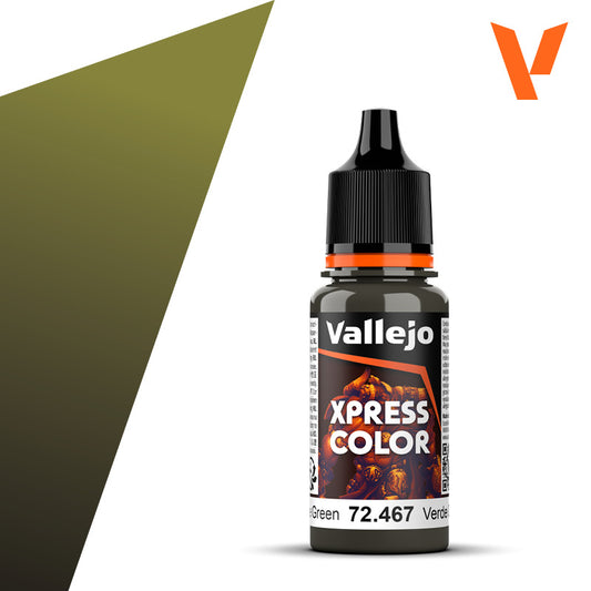 Pot de peinture Peinture Vallejo Xpress Color 72.467 Camouflage Green - Vert Camouflage 18 ml