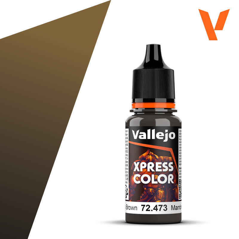 Pot de peinture Peinture Vallejo Xpress Color 72.473 Battledress Brown - Marron Uniforme 18 ml