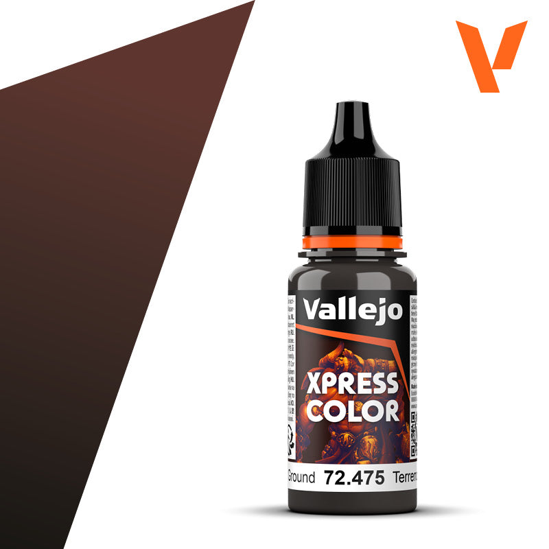 Pot de peinture Peinture Vallejo Xpress Color 72.475 Muddy Ground - Terrain Boueux 18 ml